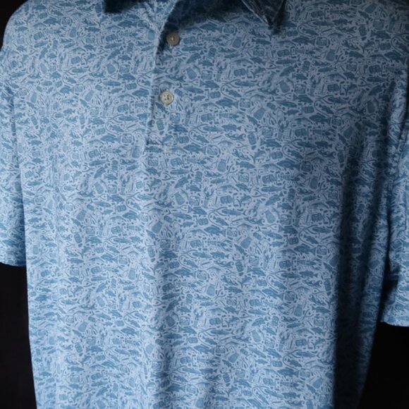 Southern Tides Sealife Performance Polo (XL) OMG! ๐ - Picture 4 of 8